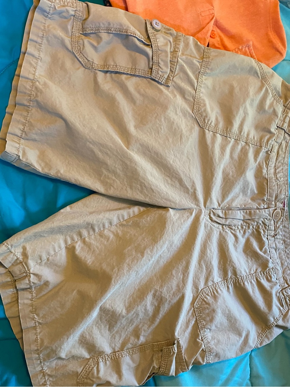 Women’s merona Khaki Cargo Shorts - Lightweight Summer Staple